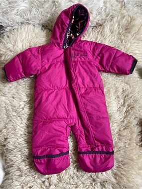 Columbia Bright Pink Hooded Toddler Jacket